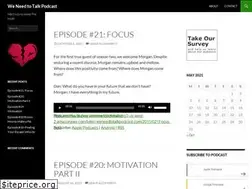 Sites similar to weneedtotalkpodcast.com