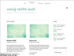 Sites similar to wenigreichtauch.de