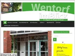 Sites similar to wentorf-im-blick.de