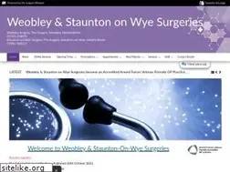 Sites similar to weobleyandstauntonsurgeries.nhs.uk