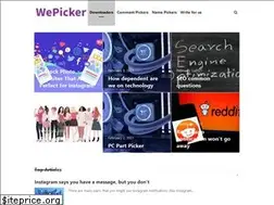 Sites similar to wepicker.com