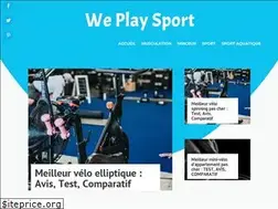 Sites similar to weplaysport.fr