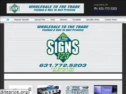 Sites similar to weprintsigns123.com