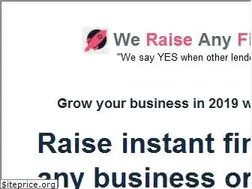 Sites similar to weraiseanyfinance.co.uk