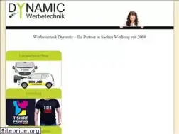 Sites similar to werbetechnik-dynamic.de