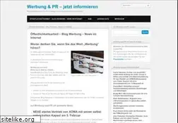 Sites similar to werbung-und-pr.de