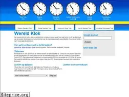 Sites similar to wereld-klok.nl