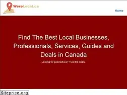 Sites similar to werelocal.ca