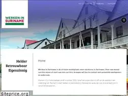 Sites similar to werkeninsuriname.nl