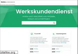 Sites similar to werks-kundendienst.de