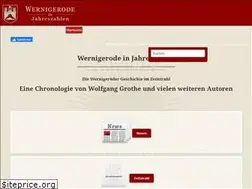 Sites similar to wernigerode-in-jahreszahlen.de