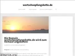 Sites similar to wertschoepfungskette.de