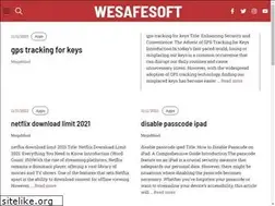 Sites similar to wesafesoft.com