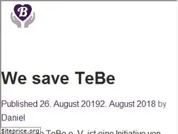 Sites similar to wesavetebe.de
