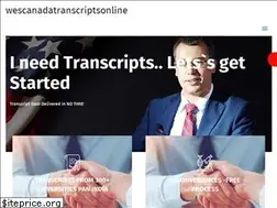 Sites similar to wescanadauniversitytranscripts.com