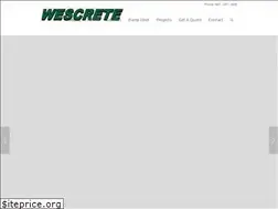 Sites similar to wescreteindustries.com