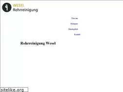 Sites similar to wesel-rohrreinigung.de