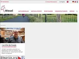 Sites similar to wesel-tourismus.de