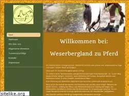 Sites similar to weserbergland-zu-pferd.de