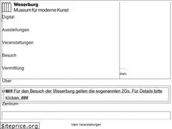 Sites similar to weserburg.de