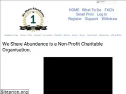 Sites similar to weshareabundance.com