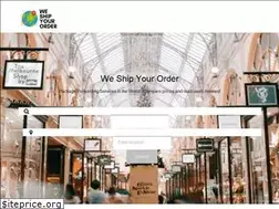 Sites similar to weshipyourorder.com
