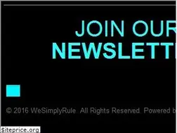 Sites similar to wesimplyrule.com