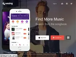 Sites similar to wesingapp.com