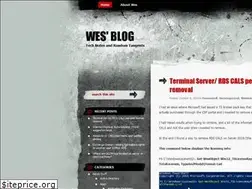 Sites similar to wesleylal.me