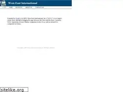 Sites similar to west-east-international.com