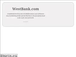 Sites similar to westbank.com