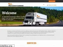 Sites similar to westcoastcarriers.net