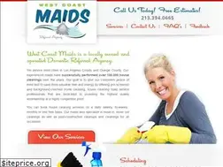 Sites similar to westcoastmaids.com