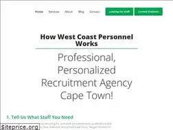 Sites similar to westcoastpersonnel.co.za