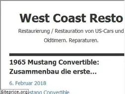 Sites similar to westcoastresto.de