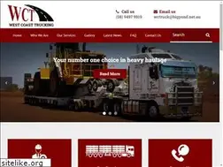 Sites similar to westcoasttrucking.com.au