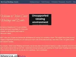 Sites similar to westcoastweddingsandevents.com