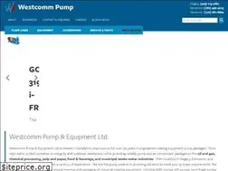 Sites similar to westcommpump.com