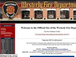 Sites similar to westerlyfire.com