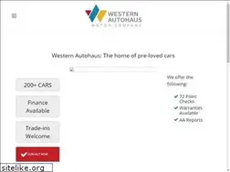 Sites similar to westernautohaus.co.za