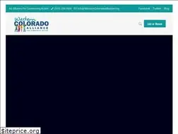 Sites similar to westerncoloradoalliance.org
