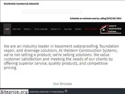 Sites similar to westernconstructionsystems.com