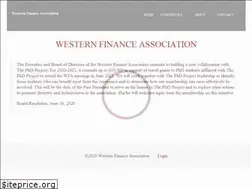 Sites similar to westernfinance.org