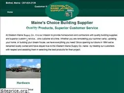 Sites similar to westernmainesupply.com