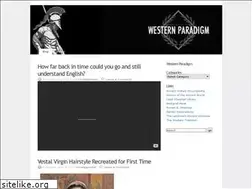 Sites similar to westernparadigm.wordpress.com