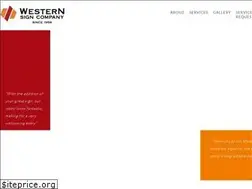 Sites similar to westernsign.com