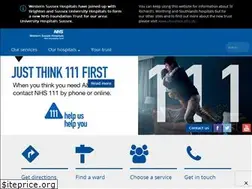 Sites similar to westernsussexhospitals.nhs.uk