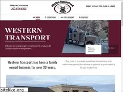 Sites similar to westerntransportcompany.com