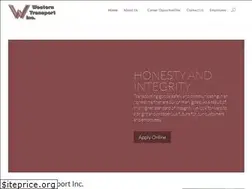 Sites similar to westerntransportinc.com