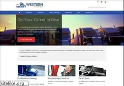 Sites similar to westerntruckschool.com